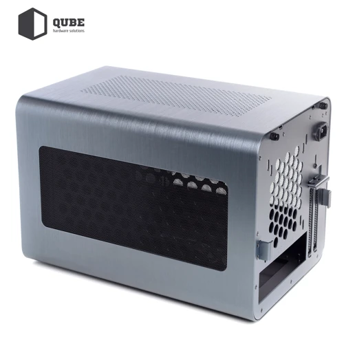 Корпус QUBE V8 Gray (QBV8D_FB6U3): Материал передней панели алюминий
