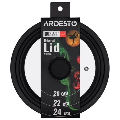 Кришка Ardesto Black Mars Smart 20/22/24 см (AR2024UL)