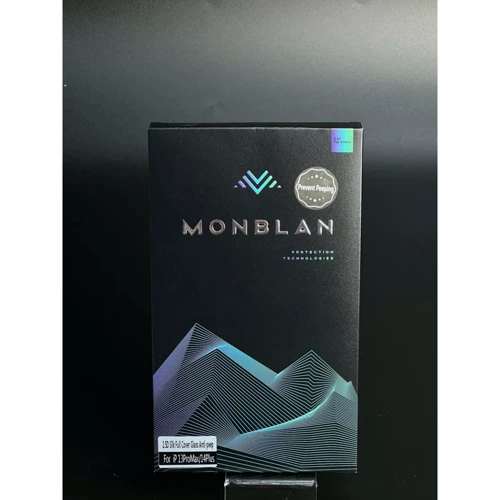 Защитное стекло для iPhone Monblan Tempered Glass Anti Peep Black for for iPhone 14 Plus / 13 Pro Max: Цвет черный