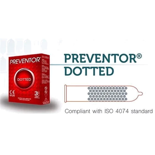Презервативы Preventor Dotted, 3 шт.