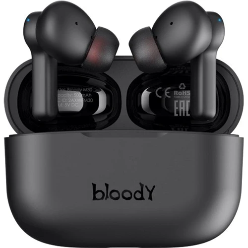 Наушники A4Tech Bloody M30 Black+Red: Тип крепления без креплений