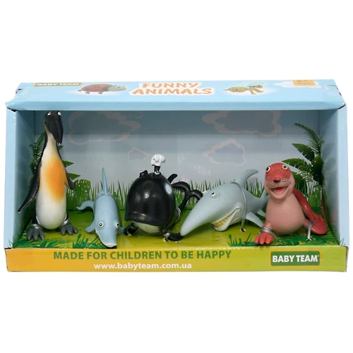Набор игрушек-фигурок Baby Team Океан, 5 шт, (8833)