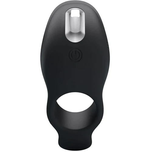 Виброкольцо LYBAILE Pretty Love Vibration Penis Sleeve Black (BI-210198)