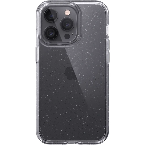 Чехол для iPhone Speck Presidio Perfect-Clear with Glitter Case Clear/Platinum Glitter (141715-9508) for iPhone 13 Pro: Цвет прозрачный