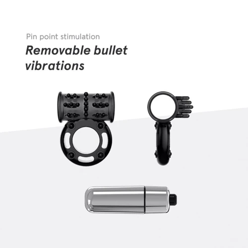 Эрекционное кольцо So Divine Thriller 2 в 1 с вибропулей