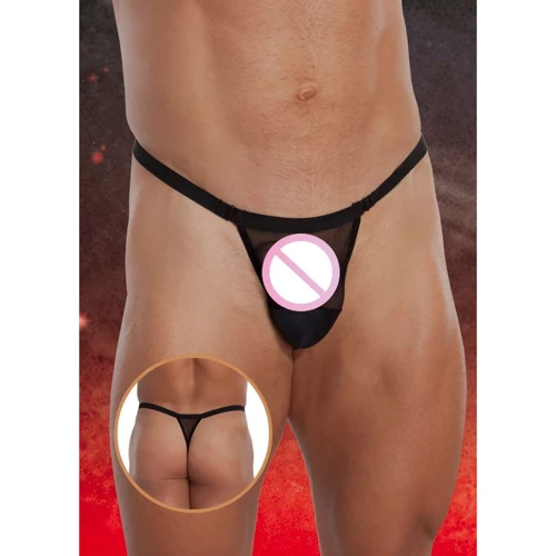 Мужские трусы SoftLine - Thong 4477, S-L (black)