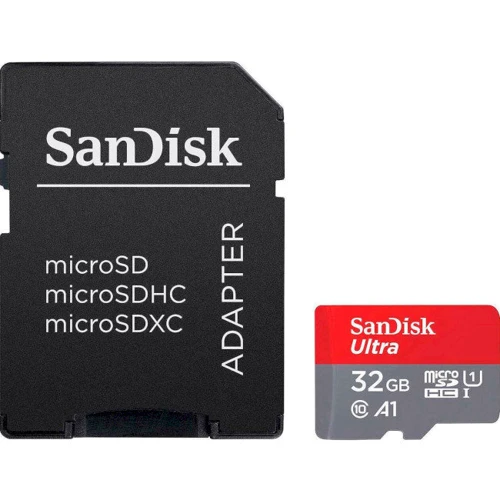 Карта пам'яті SanDisk 32GB microSDHC Class 10 UHS-I Ultra V10 + adapter (SDSQUA4-032G-GN6IA)