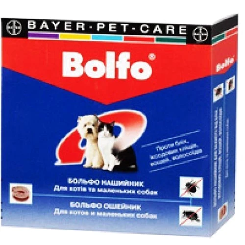 Ошейник Bayer/Elanco Больфо от блох и клещей для кошек и собак 35 см (4007221035220): Тип Ошейники