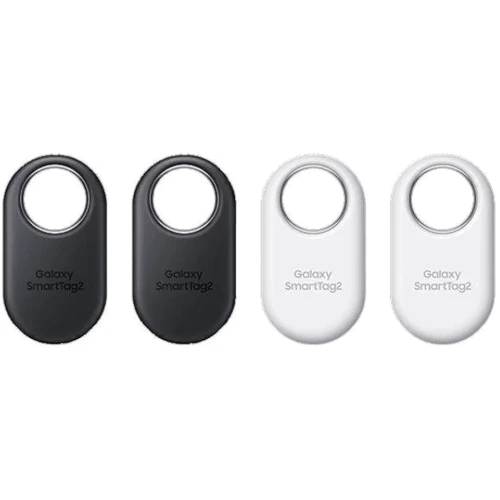 Брелок для поиска вещей и ключей Samsung Galaxy SmartTag2 2xBlack+2xWhite (4 Pack) (EI-T5600KWEG)
