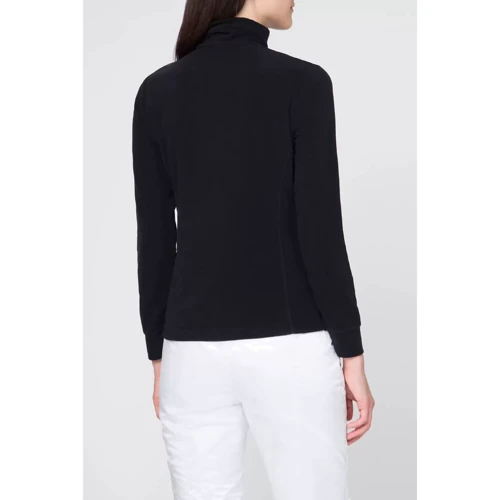 Толстовка CMP Woman Fleece Sweat (3G27836-U901) 48 (40) черная: Состав Полиэстер