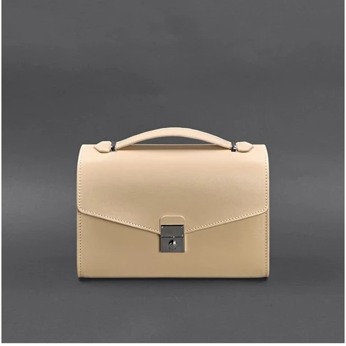 Женская сумка сэтчел BlankNote Lola светло-бежевая (BN-BAG-35-light-beige)