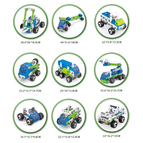 Конструктор Hanye Build&Play 18 в 1 Грузовик, 175 деталей (J-7761)