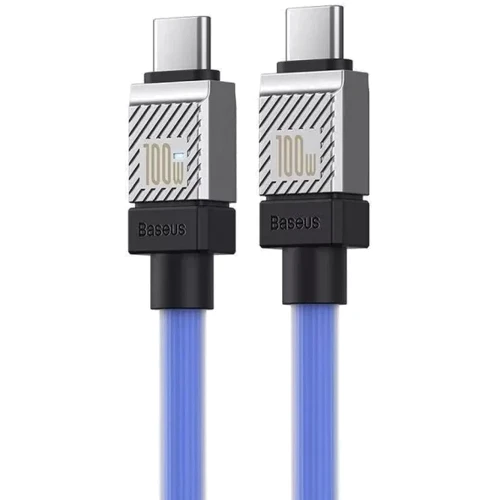 Кабель Baseus Cable USB-C to USB-C CoolPlay Series Fast Charging 100W 2m Blue (CAKW000303)
