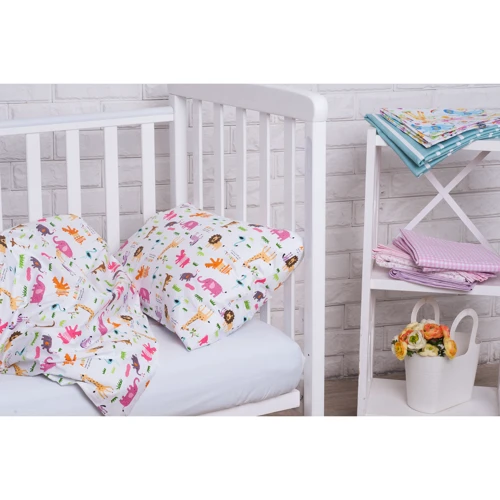 Постельное белье для новорожденных Royal Dream (Звери) 60х120; 70х140