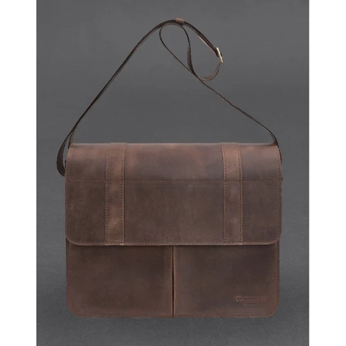 Мужская сумка почтальонка BlankNote Classic темно-коричневый (BN-BAG-55-o): Тип Сумки