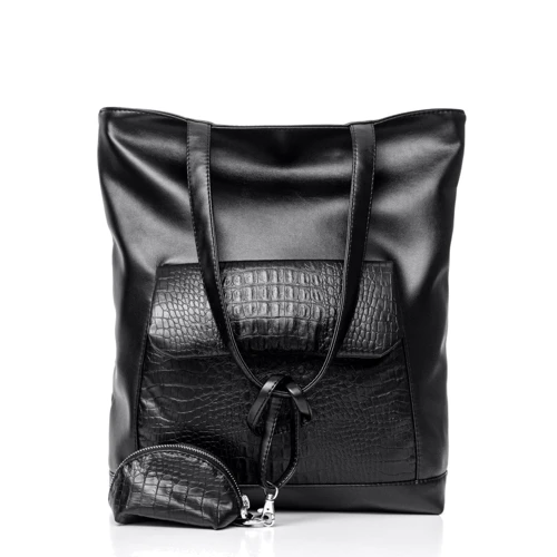 Жіноча сумка шоппер Sambag Shopper чорна (93251070): Тип Сумки