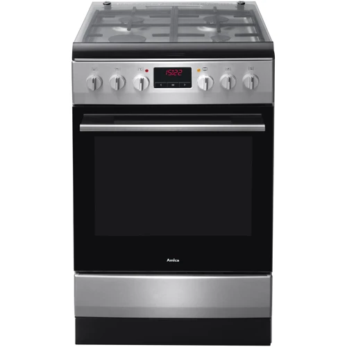Плита комбинированная Amica 510GEH3.43ZPTADNA(XX): Количество газовых конфорок 4
