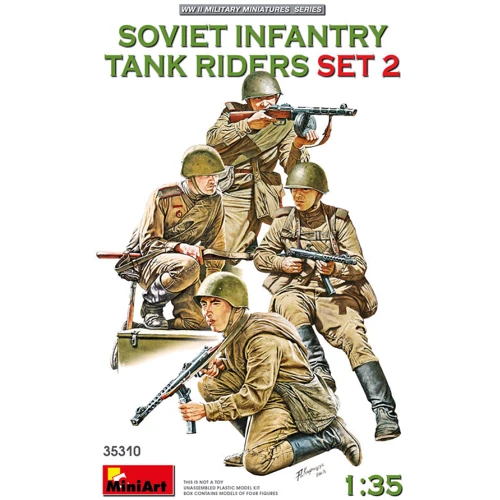 Солдаты на танке набор 2