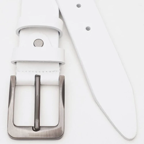 Мужской ремень Borsa Leather белый (V1115FX43-white): Пол Мужской
