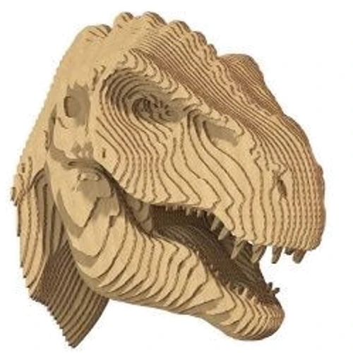 Картонный настенный конструктор Cartonic 3D Puzzle T-REX