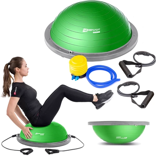 Степ платформа и балансировочная платформа Hop-Sport Bosu HS-L058 green: Диаметр, см 57.5