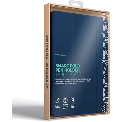 Аксессуар для iPad ArmorStandart Smart Case Fold Pen Dark Blue for iPad Air 11 (2024 / 2025) (ARM78117) фото 7