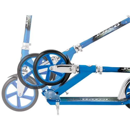 Самокат Razor A5 Lux Blue: Тип колес литые резиновые