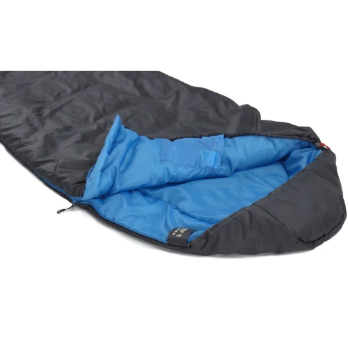 Спальный мешок High Peak Lite Pak 1200/+5°C Anthra/Blue Left (23277): Длина 225 см