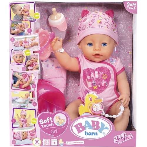 Кукла Baby Born Zapf Серии "нежные Объятия" - Очаровательная Малышка (43 См, С Аксессуарами): Производитель Zapf