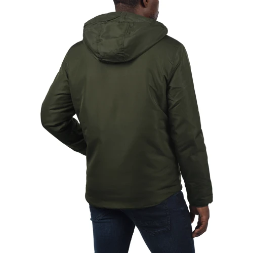 Куртка Jack & Jones 50099067 46 зеленая демисезон с капюшоном: Вид Куртки