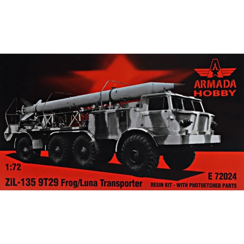 Модель Armada Hobby Транспортно-заряжающая машина 9T29 ракетного комплекса Frog/Luna (ARH-E72024)