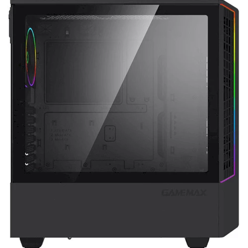 Корпус GameMax T802 Panda: Мощность БП, Вт нет