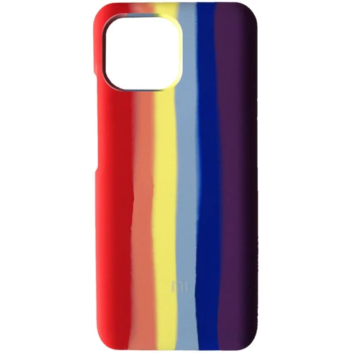 

Mobile Case Silicone Cover Shield Camera Rainbow Red/Purple for Xiaomi Mi 11 Lite / Mi 11 Lite 5G