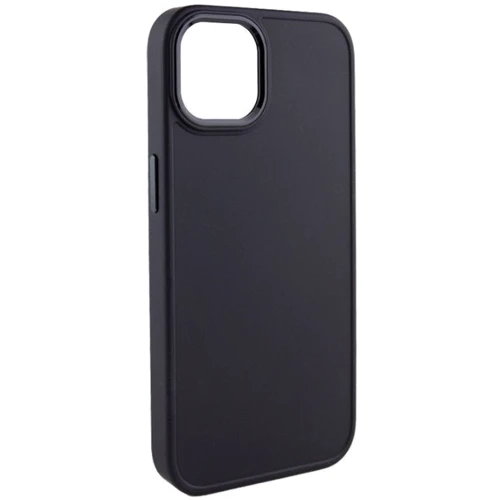 Чехол для iPhone TPU Case Bonbon Metal Style Black for iPhone 14 Plus: Цвет черный