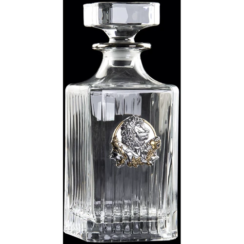 Сет для віскі Boss Crystal Директорський Квінта графін Лев, 4 келихи платина, срібло, золото (BCR5LGPL) фото 4