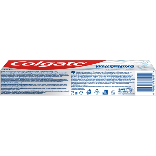 Colgate Зубная паста Отбеливающая 75 ml: Возраст Без ограничений