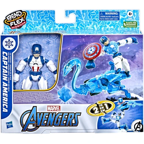 Фігурка HASBRO AVN Месники місія Avengers Bend and flex Капітан Америка (F5866/F5868): Тип Ігрова фігурка