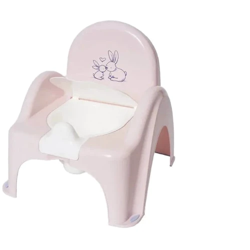 Горшок - стульчик Tega Baby музыкальный Зайчики розовый PO-065-104