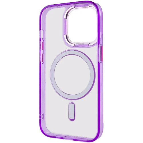 Чехол для iPhone Epik TPU Iris with MagSafe Violet for iPhone 14 Pro Max: Материалы Силикон