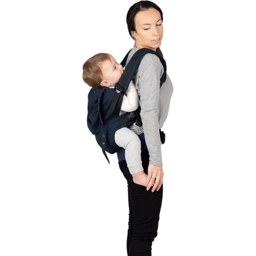 Рюкзак-кенгуру MoMi COLLETE (цвет - navy blue)