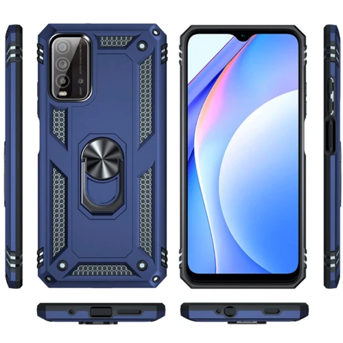 Аксессуар для смартфона BeCover Military Blue for Xiaomi Redmi Note 9 4G / Redmi 9T / Redmi 9 Power / Poco M3 (706647): Тип накладка на заднюю часть