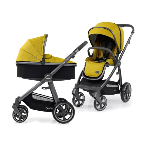 Универсальная коляска 2 в 1 BabyStyle Oyster 3 2021 (Mustard / City Grey) фото 9