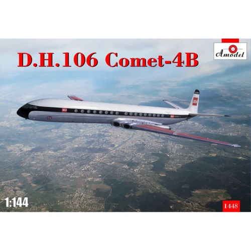 Модель Amodel Авиалайнер D.H. 106 Comet-4B (AMO1448)