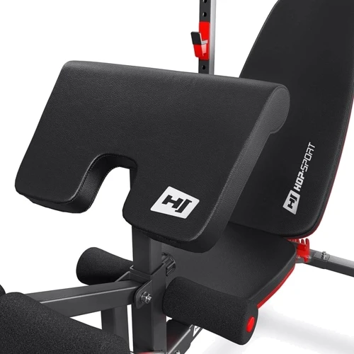 Скамья для жима и пресса Hop-Sport HS-1095 с партой Скотта: Максимальный вес пользователя, кг 120