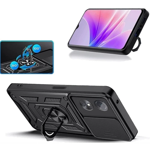 Аксессуар для смартфона BeCover Military Black for Oppo A17 (709113): Цвет черный
