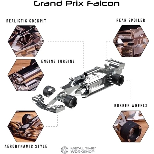 Коллекционная модель-конструктор Metal Time F1 Grand Prix Falcon Формула 1 (MT035): Производитель Metal Time