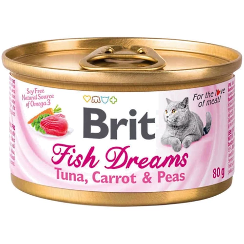 Brit Fish Dreams Tuna Carrot & Pea 80 г