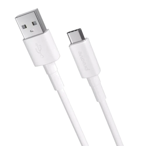 Кабель Proove USB Cable to USB-C Small Silicone 3A 1m White