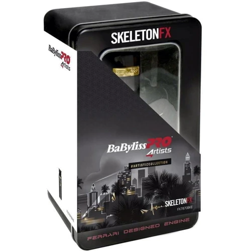 Машинка для стрижки (триммер) Babyliss Pro FX7870BKE Skeleton FX Black: Зона применения Для окантовки