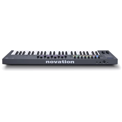 MIDI клавіатура NOVATION FLkey 49: Роз'єми та інтерфейси MIDI in/out, USB